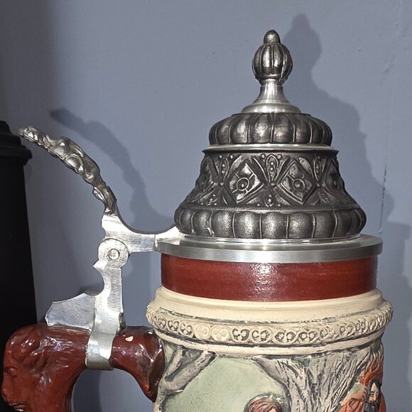 German Thewalt Festive Youth Traditional Beer Stein - Picture 4 of 6